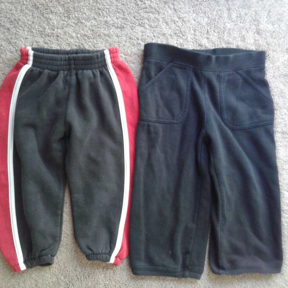 2 pairs of boys sweatpants